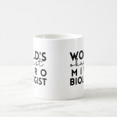 's Werelds Okayest Microbioloog Koffiemok (Center)