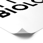 's Werelds Okayest Microbioloog Poster (Hoek)