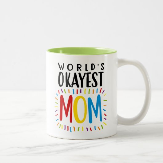 's Werelds Okayest MOM - Mok van theekkoffie (Rechts)