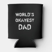 's Werelds Okayest Pap koelbox Vaders Dag cadeau Blikjeskoeler (Voorkant)