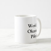 's Werelds Okayest Pilot-Mok Koffiemok (Voorkant rechts)