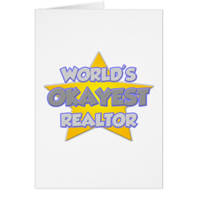 's Werelds Okayest Realtor ... grap (Voorkant)