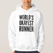 's Werelds Okayest Runner Hoodie (Voorkant)