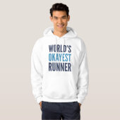 's Werelds Okayest Runner Hoodie (Voorkant volledig)