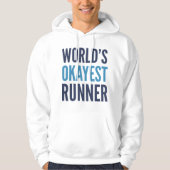 's Werelds Okayest Runner Hoodie (Voorkant)