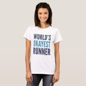 's Werelds Okayest Runner T-shirt (Voorkant volledig)