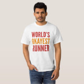 's Werelds Okayest Runner T-shirt (Voorkant volledig)