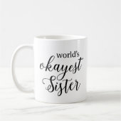 's Werelds Okayest zuster-Mok Koffiemok (Links)