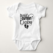 's Werelds Schattigee Baby Jersey Bodysuit (Voorkant)