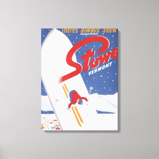 S zogen - Er is altijd een sneeuwpromo-Poster Canvas Afdruk (Voorkant)