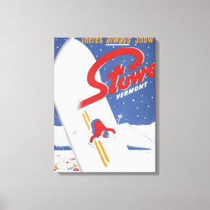 S zogen - Er is altijd een sneeuwpromo-Poster Canvas Afdruk