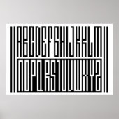 SA.0294 - Alphabeth Extra Groot Poster (Voorkant)