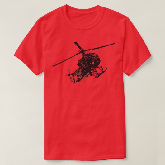 SA 315B Lama Helikopter T-shirt (Design voorkant)