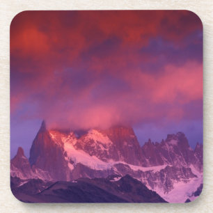 SA, Argentinië, Los Glaciares National Park Bier Onderzetter