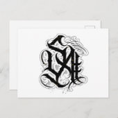 SA Chicano Letter Briefkaart (Voorkant / Achterkant)