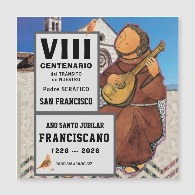 Sa Francisco de Assisi Glanzende Poster (Voorkant)