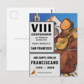 Sa Francisco de Assisi Glanzende Poster Briefkaart (Voorkant / Achterkant)