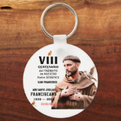 Sa Francisco de Assisi Glanzende Poster Sleutelhanger (Achterkant)