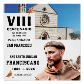 Sa  Francisco de Assisi Glossy Poster (Voorkant)