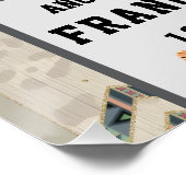 Sa Francisco de Assisi Glossy Poster (Hoek)