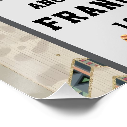 Sa  Francisco de Assisi Glossy Poster (Hoek)