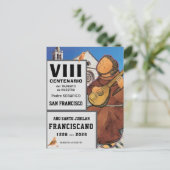 Sa  Francisco de Assisi Glossy Poster Briefkaart (Staand voorkant)