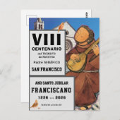 Sa  Francisco de Assisi Glossy Poster Briefkaart (Voorkant / Achterkant)
