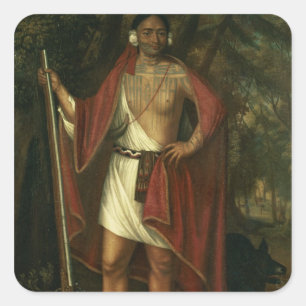 Sa Ga Yeath Qua Pieth Ton Vierkante Sticker