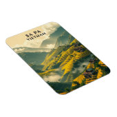 Sa Pa Vietnam Travel Rijstterrassen Mountain Magneet (Rechterzijde)