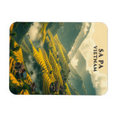 Sa Pa Vietnam Travel Rijstterrassen Mountain Magneet (Horizontaal)