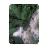 SA, Peru, S.H. Machu Picchu, Cascade en cloud Magneet (Verticaal)