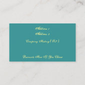 Sa/Salon/Travel Visitekaartje (Achterkant)