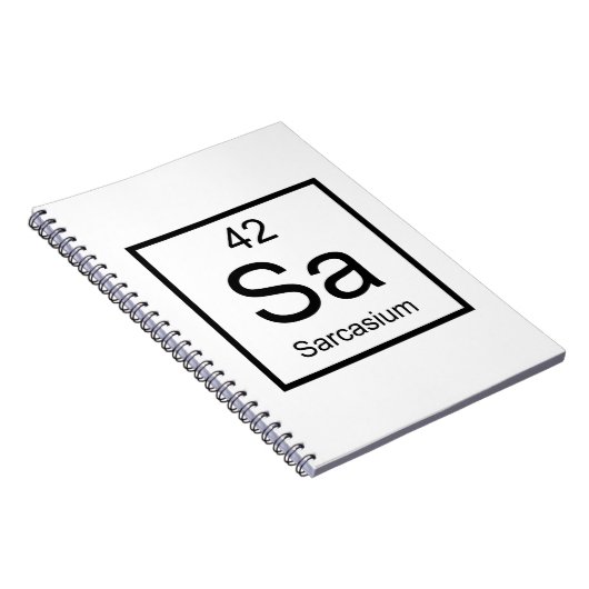 Sa Sarcasium Element Notitieboek (Rechterzijde)