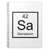 Sa Sarcasium Element Notitieboek (Voorkant)