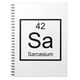 Sa Sarcasium Element Notitieboek