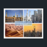 SA Saudi-Arabië - Moskee - Mecca - Rub Al Khali - Briefkaart<br><div class="desc">Hier vind je het souvenir van je vakantie. Deze categorie bevat souvenirs van vele plaatsen in Azië - Saudi-Arabië - moskee van de profeet in Medina - Mekka - Rub Al Khali - Riyad. Verbaasd vrienden en familieleden met de unieke souvenirs van je geweldige reis! Probeer ons! Code: SA0017</div>