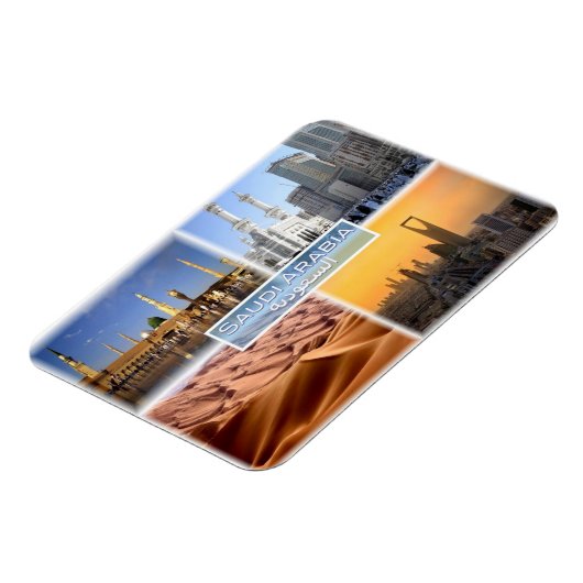 SA Saudi-Arabië - Moskee - Mecca - Rub Al Khali - Magneet (Linkerzijde)