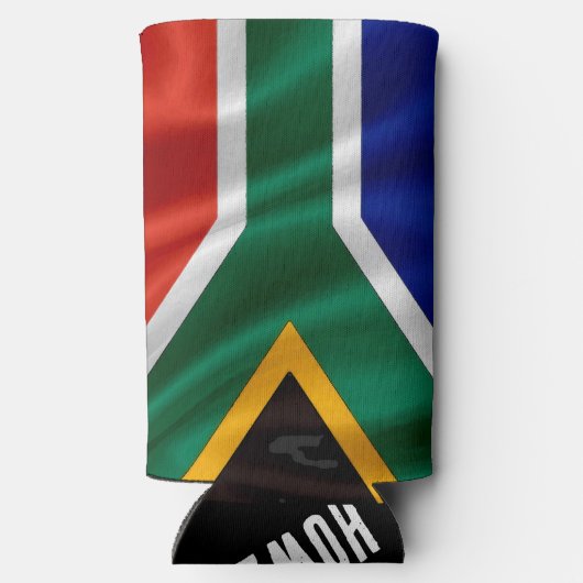 SA-vlag Hoezit Seltzer Blikjeskoeler (Achterkant)