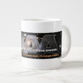 SAAA logo bumpersticker Grote Koffiekop (Voorkant rechts)