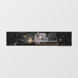 SAAA logo large window cling Raamsticker