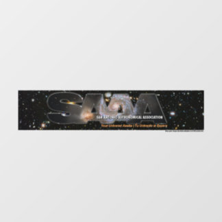 SAAA logo large window cling Raamsticker