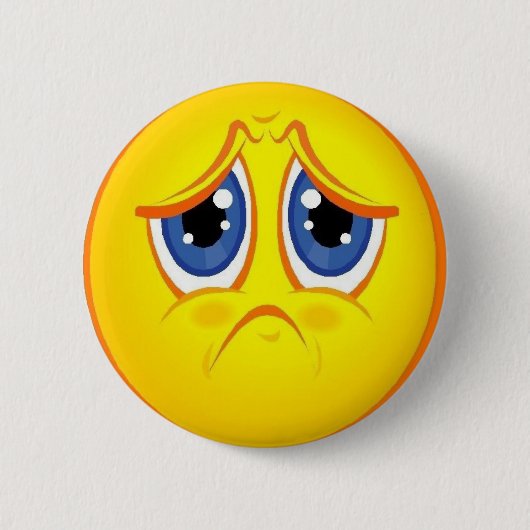 Saaaaaaad Ronde Button 5,7 Cm (Voorkant)