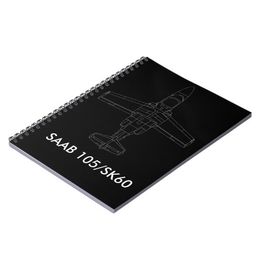 SAAB 105/SK 60-Vliegtuig laptop Notitieboek (Linkerzijde)
