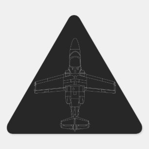 SAAB 105 Zwarte Sticker