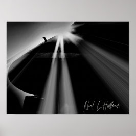 SAAB 340 sunset poster