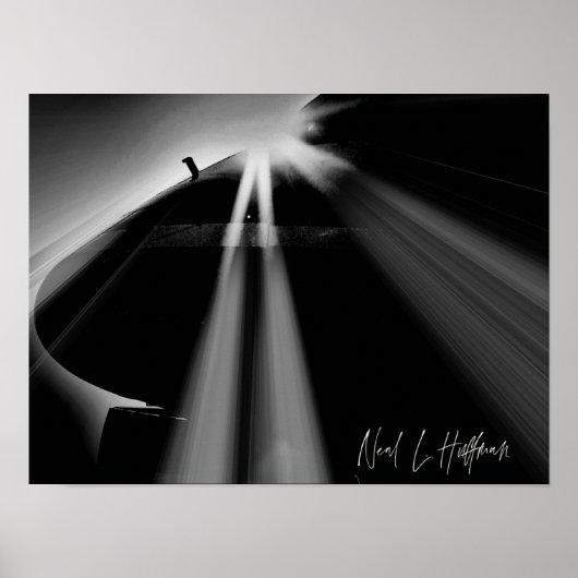 SAAB 340 sunset poster (Voorkant)