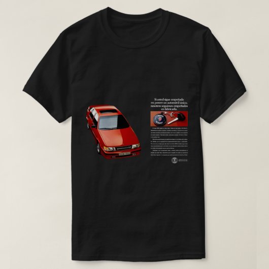 SAAB 9000 ADVERT T-SHIRT (Design voorkant)