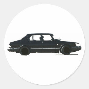 SAAB 900 RONDE STICKER