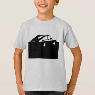 Saab 900 SPG/Aero klassiek - Zwart op lichte shirt