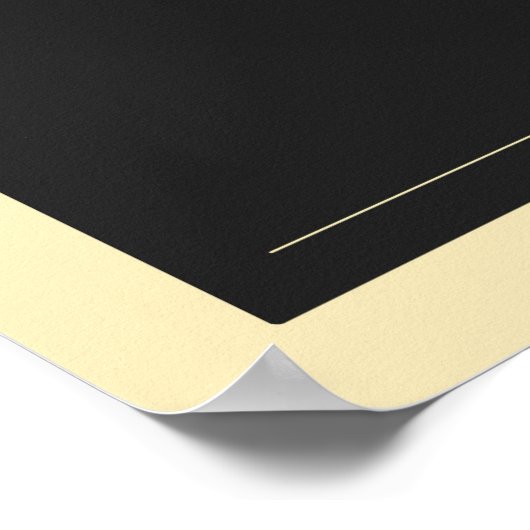 Saab 900 SPG/Aero - Zwart op lichtcrème poster (Hoek)